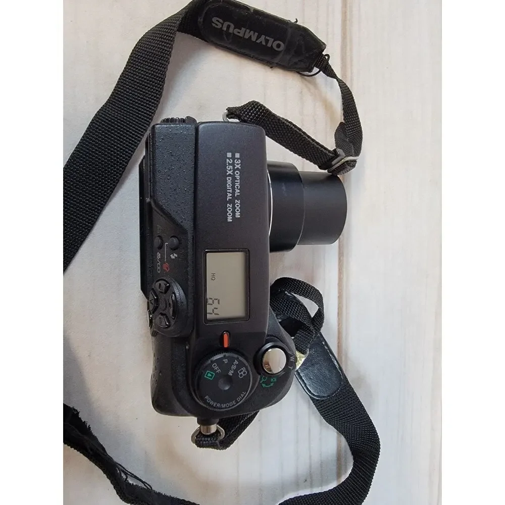 Olympus CAMEDIA C-3040 Zoom 3.3MP Digital Camera - Black W/Case Tested